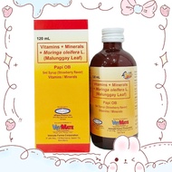 Papi OB Syrup 120ml - Strawberry Flavor (Vitamins & Minerals)