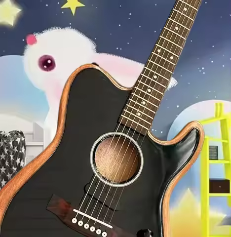 guitar, high-quality, silent guitar, factory customized, beautiful sound quality