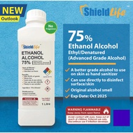 Ethanol Alcohol 75% - (Denatured) / Ethyl Alcohol - Medical Grade Sanitizer( Ready stock )