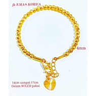 4mm gold mustard bracelet Bangkok bangle gold bracelet bangle