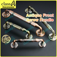 ClassAHW Rustic Antique Brass Drawer Pull Handle Cabinet Wardrobe Furniture Hardware Knobs Pulls