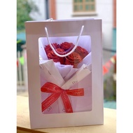 Eternal glitter rose gift bag Set