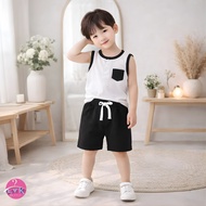 Lvk_outfit 4.4 Warehouse Sale Ecom Children's Suit | Boys' suits | Comfortable singlet for daily wea