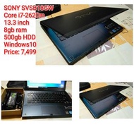 SONY SVSB18GW Core i7-2620m