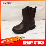 GF Shoe HAMMER KINGS Safety Shoe High-cut boot Pull-up Steel Toe Safety Work Shoe M13021