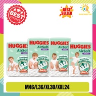 Huggies AirSoft Pants Super Jumbo - M46L36XL30XXL24 (1 Packs)