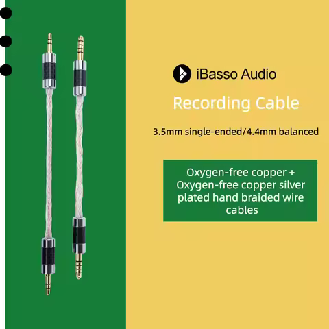 iBasso Audio Cable 3.5mm Single-ended 4.4mm Balanced Recording Cable Decoding Headphone Amplifier Si