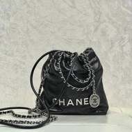 Chanel Silver 22Bag Customized Hardware chanel Tote Bag chanel Shopping Bag Large Capacity chanel Ba