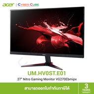 ACER ( UM.HV0ST.E01 ) 27" Nitro Gaming LED Monitor ( VG270Ebmipx ) ( IPS, 1920x1080 at 100Hz, DP / HDMI, SPK 2W x2, Audio out ) / ( จอคอม จอมอนิเตอร์ จอเกมมิ่ง ) GAMING MONITOR
