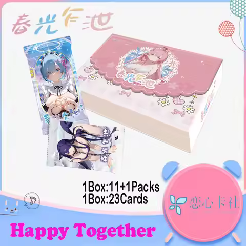 2025 Lastest Love Heart Card Happy Together Collection Card Goddess Story Waifu Booster Box ACG CCG 