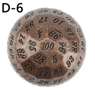【Hot demand】 Giant 45mm 100-Sided Metal Dice for DND Role-Playing Games