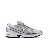 New Balance Kids Unisex 740 BUNGEE LACE (Standard) - WHITE