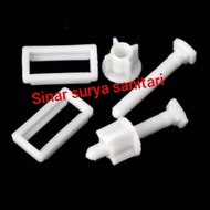 Baut penutup kloset Toto / baut engsel dudukan toilet Toto