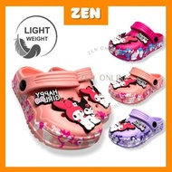 [ZEN] 2.5CM Baby Kids Ultra Lightweight Slip-on Clog Size 20-29 I Unisex Kids Clog Shoes | Kasut Bud