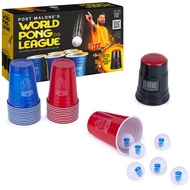 Post Malone, World Pong League Beer Pong Drinking Game for Bachelor Party Outdoor Games with Plastic