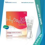 Santen HydreloTM Allergy Lubricant Eye Drops with Ectoin 0.5ml Unit Dose Ampoules - 10's