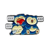 Pokemon Snorlax Sleeping Enamel Pin Dozing Snorlax Design Lapel Brooch Badge Backpack Jacket Gift
