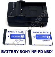 NP-BD1 \ NP-FD1 \ BD1 \ FD1 แบตเตอรี่ \ แท่นชาร์จ \ แบตเตอรี่พร้อมแท่นชาร์จสำหรับกล้องโซนี่ Battery \ Charger \ Battery and Charger For Sony Cybershot DSC-T70,DSC-T77,DSC-T200,DSC-T90,DSC-TX1,DSC-T7 BY TERB TOE SHOP
