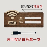 Wifi Password Sign Wood Material Restaurant Cafe Hotel Wireless Network Internet Access Signboard Di