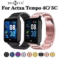 For Actxa Tempo 4C SmartWatch metal stainless steel wrist strap For Actxa Tempo 5C stainless watch w