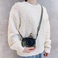 Pink Camera Leather Case Suitable for Nikon Z50 Second-Generation Base Half Set Removable Battery z5