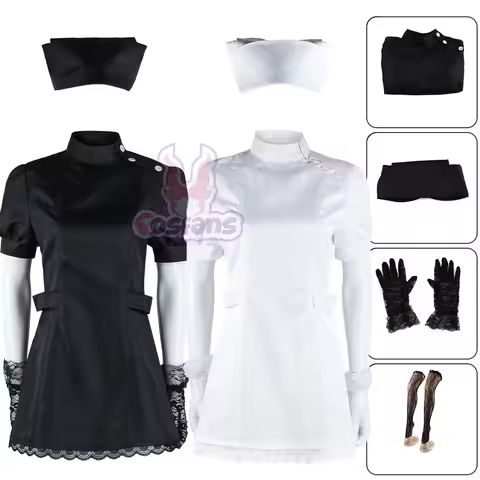My Dress-Up Darling Marin Kitagawa Cosplay Costume Nurse Uniform Kuroe Shizuku Black White Nurse Dre