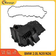 AUTO ENGINE PARTS Plastic Oil pan & Gasket Set Fit For BMW 1 2 3 4 5 X1 Z4 2.0L L4 GAS N20 B20 A N20