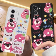DMY case bear Samsung S23 S22 plus S21FE S22 Ultra S20fe S20 S21 S10 note 10 lite 20 8 9 soft silicone cover case shockproof
