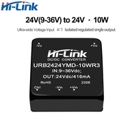 HiLink DCDC URB2415YMD-10WR3 URB2424YMD URB2405YMD-10 Regular Wide Voltage 9V-36V to 15V 666mA Isola