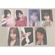 LE SSERAFIM HONG EUNCHAE Photocard