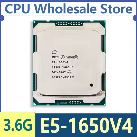Intel Xeon E5-1650V4 E5 1650 V4 Processor SR2P7 3.6GHZ 6-Core 15MB SmartCache 140W E5 1650 V4 LGA201