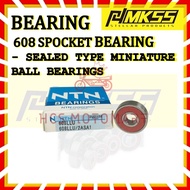HCS NTN 608 LLU C3 ( 8 x 22 x 7 ) Sealed Type Miniature Ball Bearings SPOCKET BEARING
