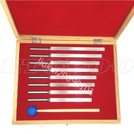 Aluminum Medical Tuning Fork Healing Sound Vibration Therapy 8Pcs 256Hz+288Hz+320Hz+341Hz+384Hz+426H