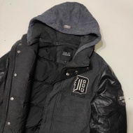 MLB DETROIT PUFFER VARSITY HOODIE JACKET - Baseball JACKET