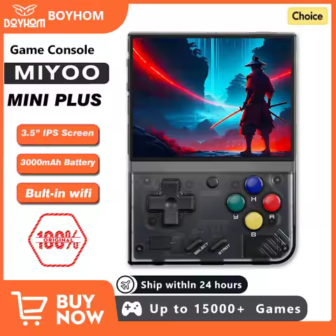 MIYOO Mini Plus Portable Retro Handheld Game Console V2 Mini+ 3.5 Inch IPS Screen Classic Video Game