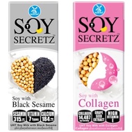 SOY SECRETZ Soy Milk with Black Sesame / Collagen 180ml