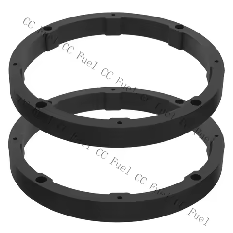 C+ 2pcs 6.5 Inch Car Speaker Spacers Solid Universal 6.5" Speaker Mounting Rings