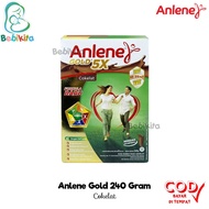 Anlene Gold 5X Kemasan 240gr Susu Tinggi Kalsium untuk Lansia / Susu untuk Tulang Dewasa