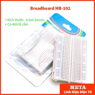 Breadboard MB-102 400 Holes 8.5x5.5x1cm (Test Board, component plug, test Board, test circuit Board)