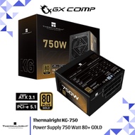 THERMALRIGHT KG-750 - PSU 750W 80+ Gold ATX 3.1 PCIe 5.1 Fully Modular 750 Watt - Black