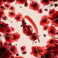Beats Solo 4 x JENNIE Special Edition 特別版 鮮紅色配可拆式蝴蝶結