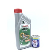 Castrol ORIGINAL 4T Activ Cruise 15W50 Engine Oil Package + STP Oil Treatment & Yamaha Oil Filter