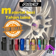 Rays Lock Nut M12X1.5 Rays Wheel Nut Rays Tyre Nut Rays Racing Nut Rays Steel Nut Nut Besi Long