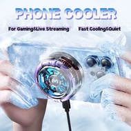 Memo Mobile Cooler CX08 High-Power AI Smart Temperature Control Magnetic Clip Gaming Cooler