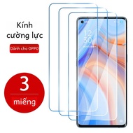 Bộ 3 Kính Cường Lực Bảo Vệ Màn Hình Trong Cho OPPO A74 5G A54 A52 A72 A53 A9 2020 Phim Bảo Vệ Độ Nét