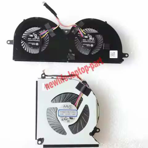Original For MSI Titan GT77 GT77HX MS-17Q1 Laptop CPU GPU Cooling Cooler Fan PABD18010SH N491 N492 F