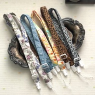 迷你版 可調式純棉布快拆式涼風扇背帶 風扇頸帶 掛繩 快拆背帶