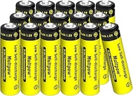 AAA Batteries, Pack of 16 1100 mAh AAA Batteries, 1.2 V Rechargeable Batteries, AAA High Capacity, R