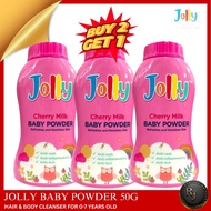 Jolly Baby CHERRY Powder 50g Gentle Care Soft Skin Fresh Fragrance Safe for Daily Use