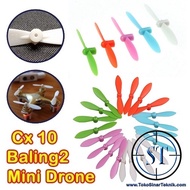 Mini Drone Quadcopter Rc Helicopter Propeller For Cheerson Motor Cx-10 Cx-10A CX-10W V676 CX-10D FQ7